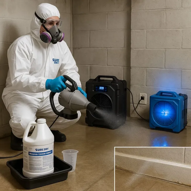 Sanitization and Odor Removal process in Stuart, FL